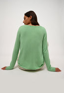 Pull Col Bateau - Criou - Vert