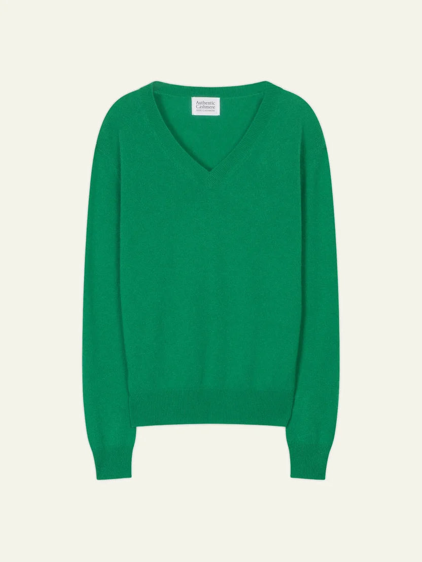 V-Neck Jumper - Gardoria - Mint