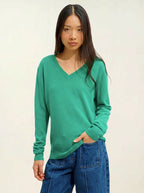 V-Neck Jumper - Gardoria - Mint