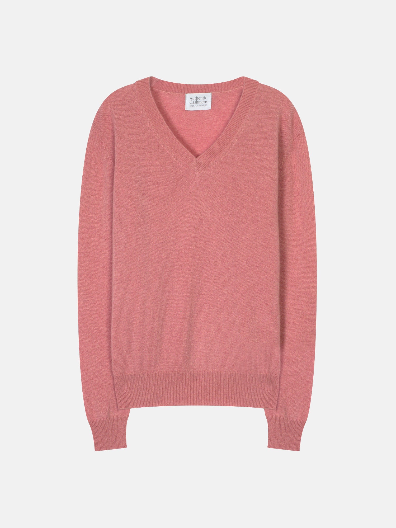 V-Neck Jumper Gardoria - Petal - 100% 2-Ply Cashmere