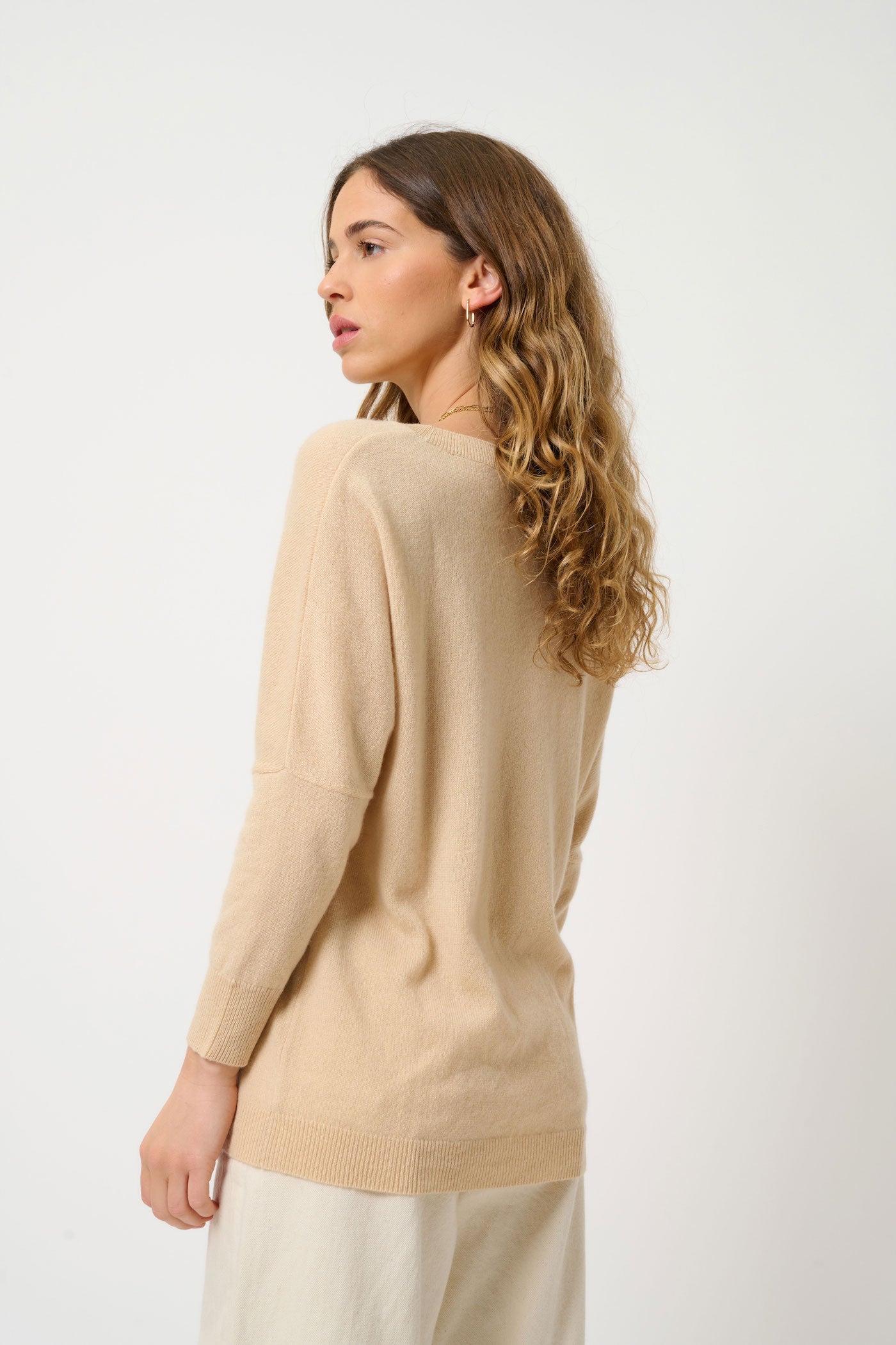 Batwing Jumper - Goléon - Beige