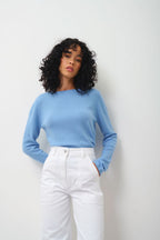 Pull Col Bateau - Criou - Bleu