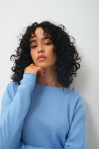 Pull Col Bateau - Criou - Bleu