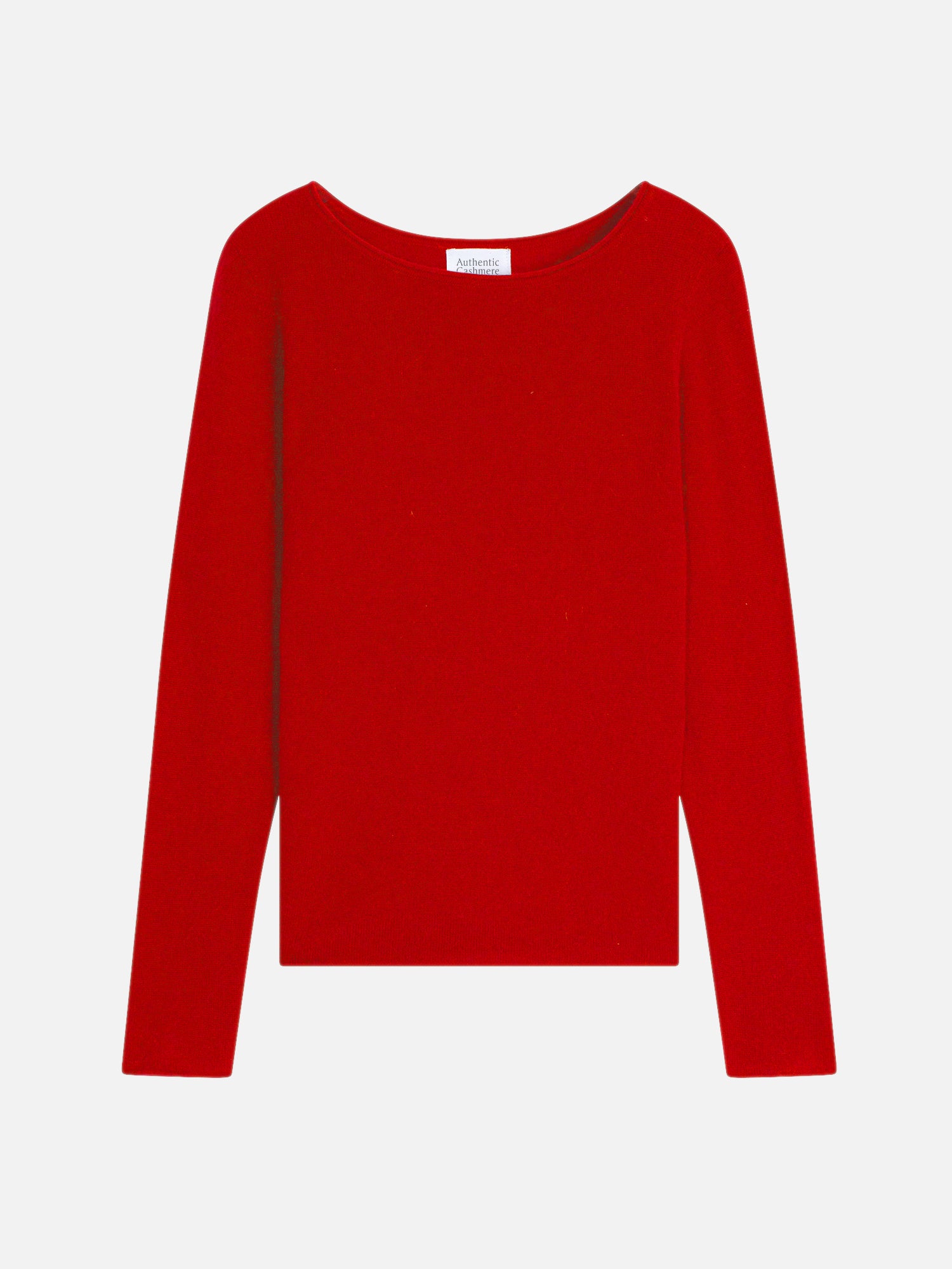 Pull Col Bateau - Criou - Carmin