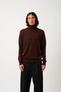 Pull Col Roulé - Bange - Café