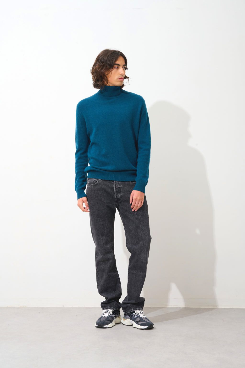 Jersey de cuello alto - Bange - Verde pato