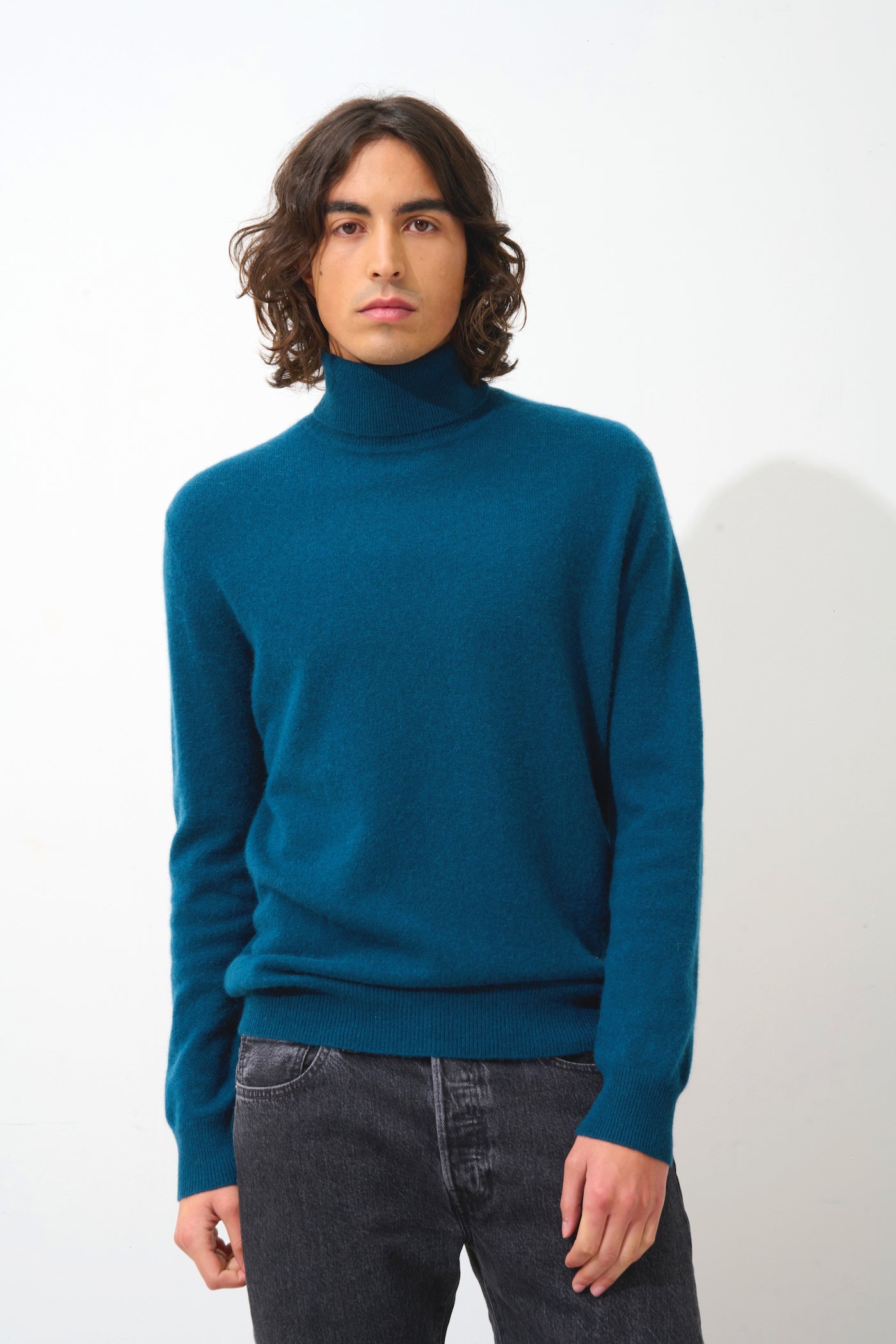 Jersey de cuello alto - Bange - Verde pato