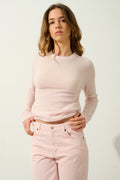 Pull Col Rond - Ecrin - Rose