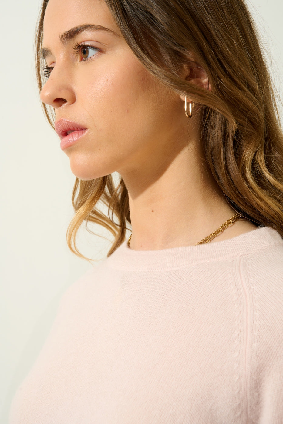 Pull Col Rond - Ecrin - Rose