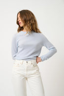 Pull Col Rond - Ecrin - Blanc
