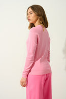Pull Col Rond - Ecrin - Rose