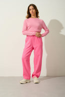 Pull Col Rond - Ecrin - Rose