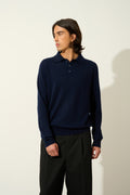 Polo Mangas Largas - Charvet - Navy