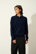 Polo Mangas Largas - Charvet - Navy