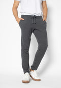 Jogging Bichet - Anthracite Chiné - 100% Cachemire - Homme