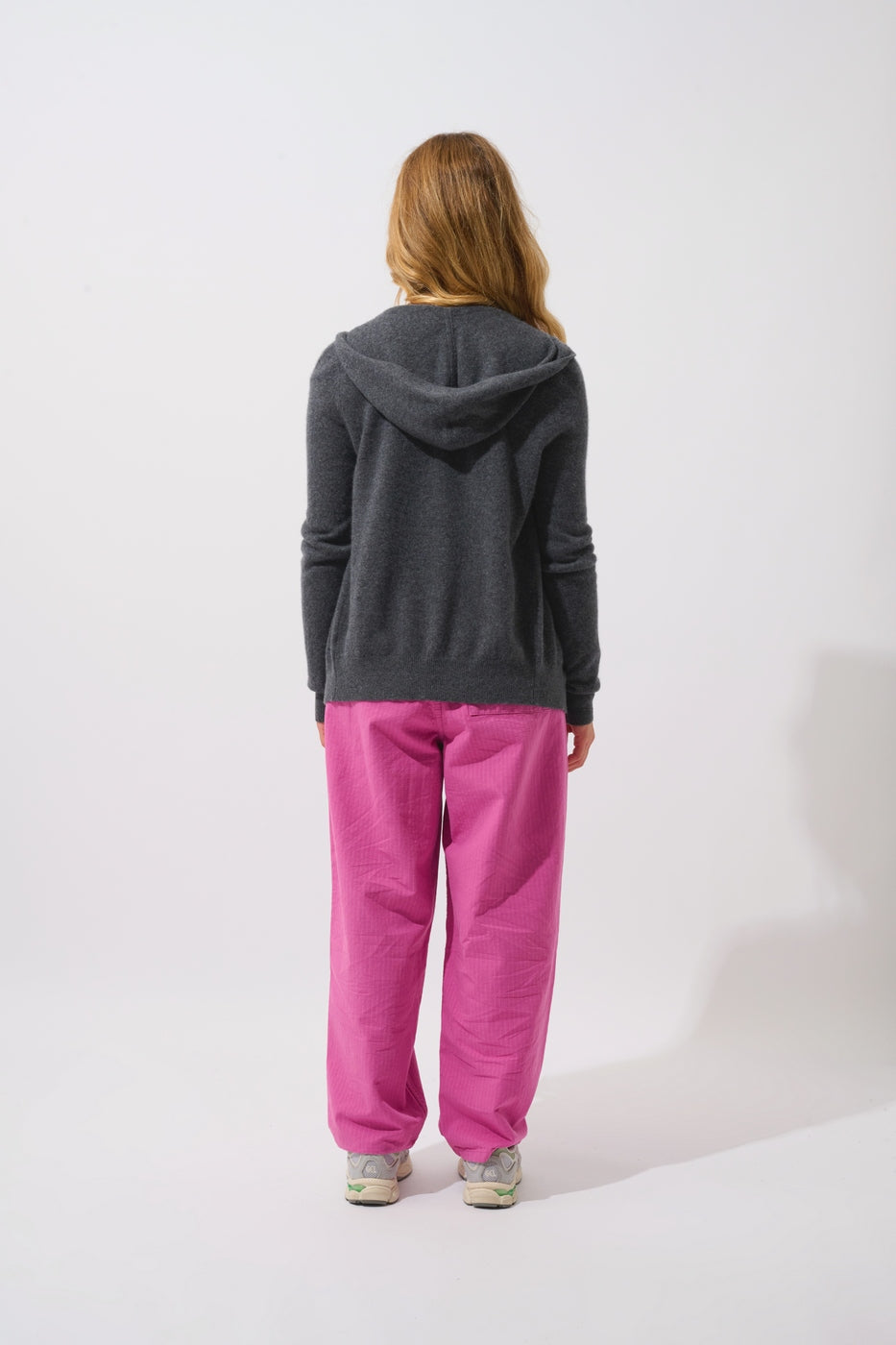 Gilet Zippé Capuche - Colombis - Anthracite Chiné