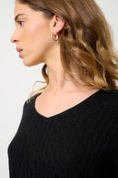 Pull Col V - Grasmoor - Noir