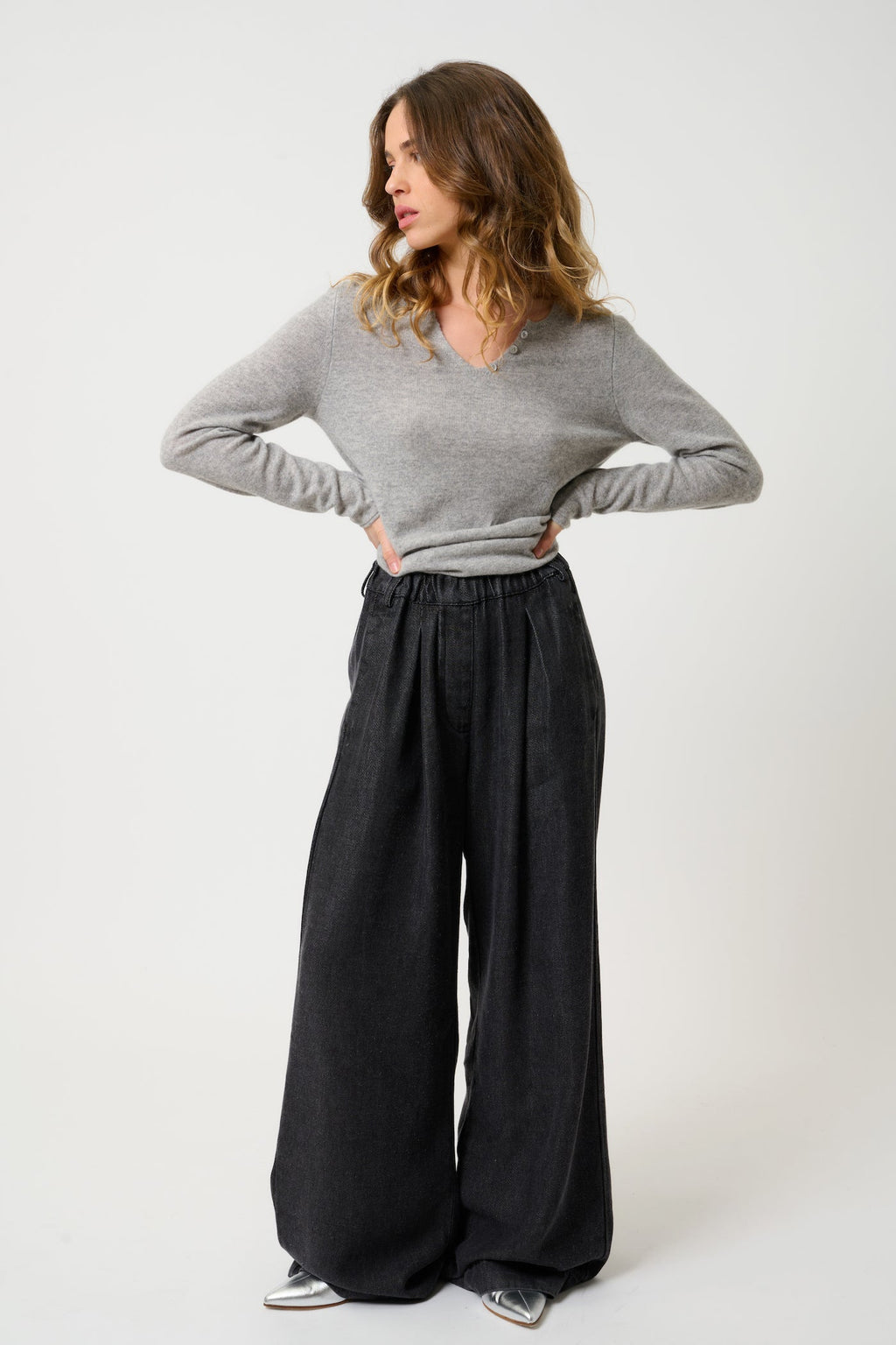 Jersey de Cuello Tunecino - Bodmin - Gris