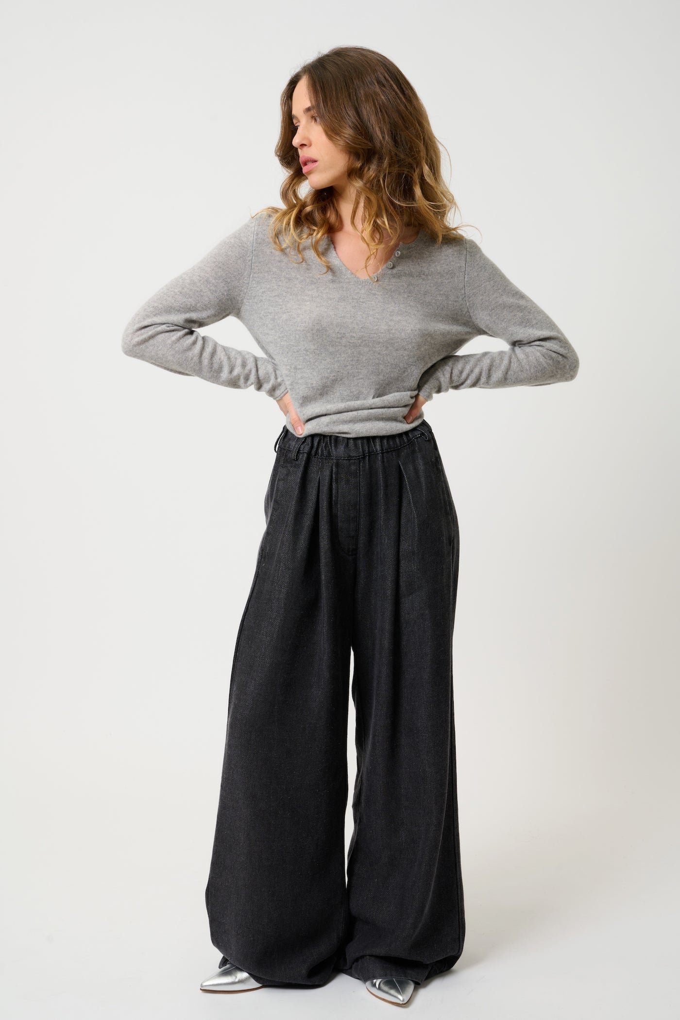 Jersey de Cuello Tunecino - Bodmin - Gris
