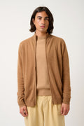 Gilet Zippé Col Montant - Albaron - Marron
