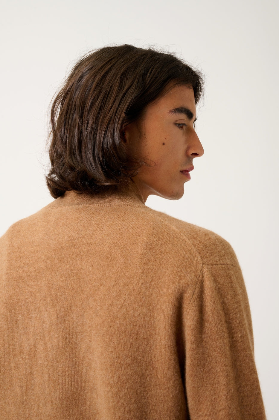 Gilet Zippé Col Montant - Albaron - Marron