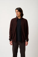 Gilet Zippé Col Montant - Albaron - Choco