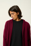 Gilet Zippé Capuche - Neurre - Bordeaux