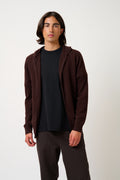 Gilet Zippé Capuche - Neurre - Choco