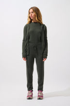 Gilet Zippé Capuche - Colombis - Kaki