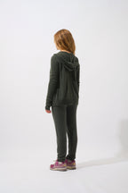 Gilet Zippé Capuche - Colombis - Kaki