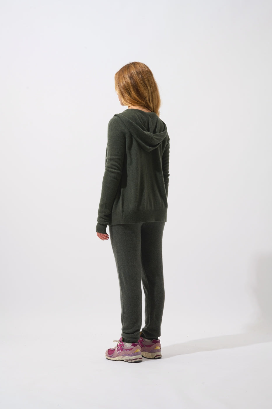 Gilet Zippé Capuche - Colombis - Kaki