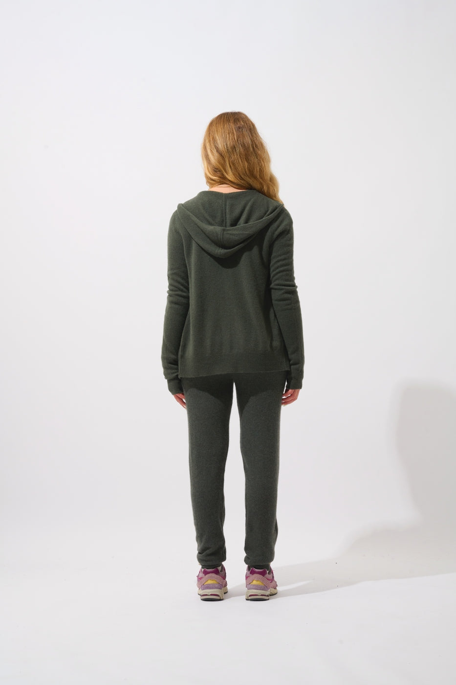 Gilet Zippé Capuche - Colombis - Kaki