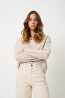 Pull Capuche 6 Fils - Khandro - Beige