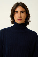 Roll-Neck Jumper - Kona - Navy