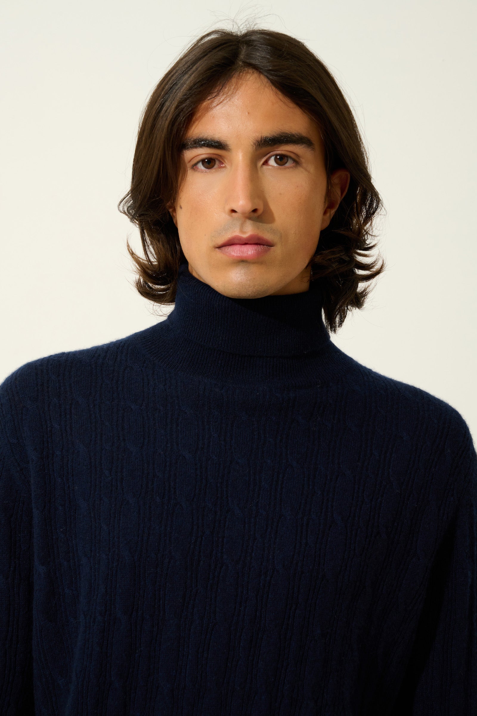 Roll-Neck Jumper - Kona - Navy