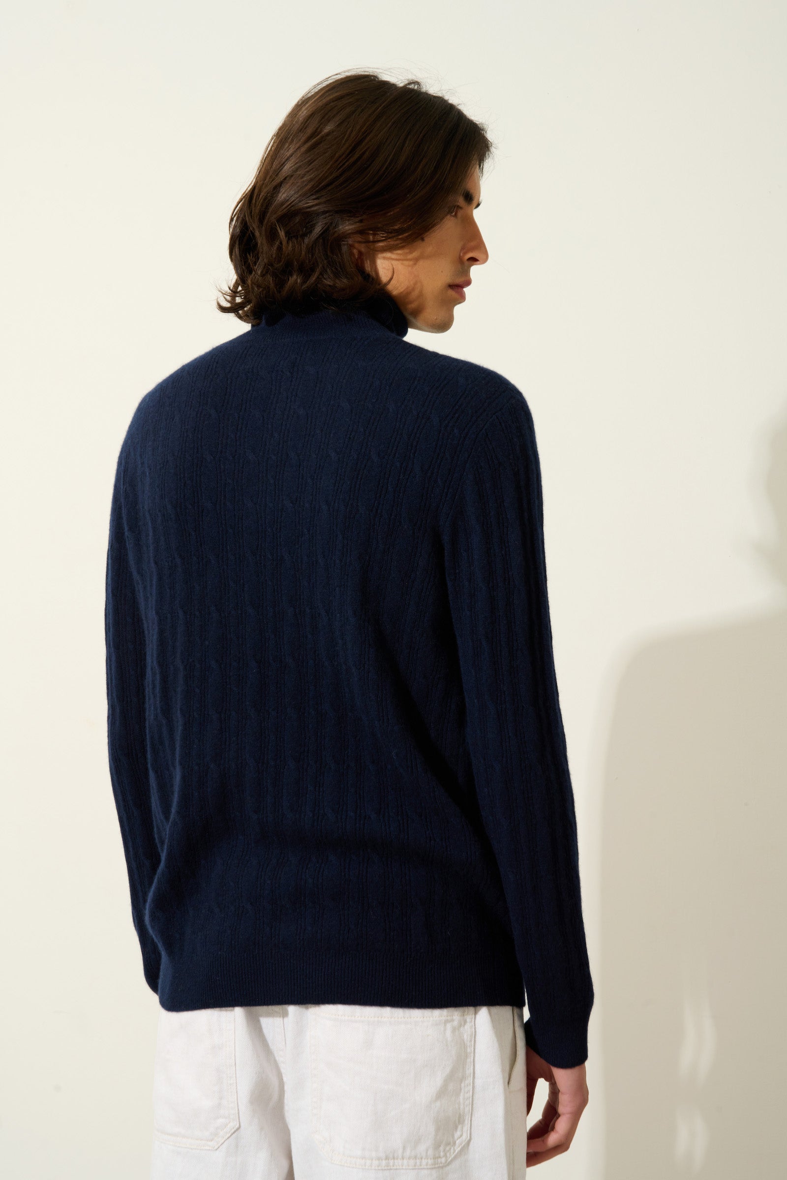 Roll-Neck Jumper - Kona - Navy