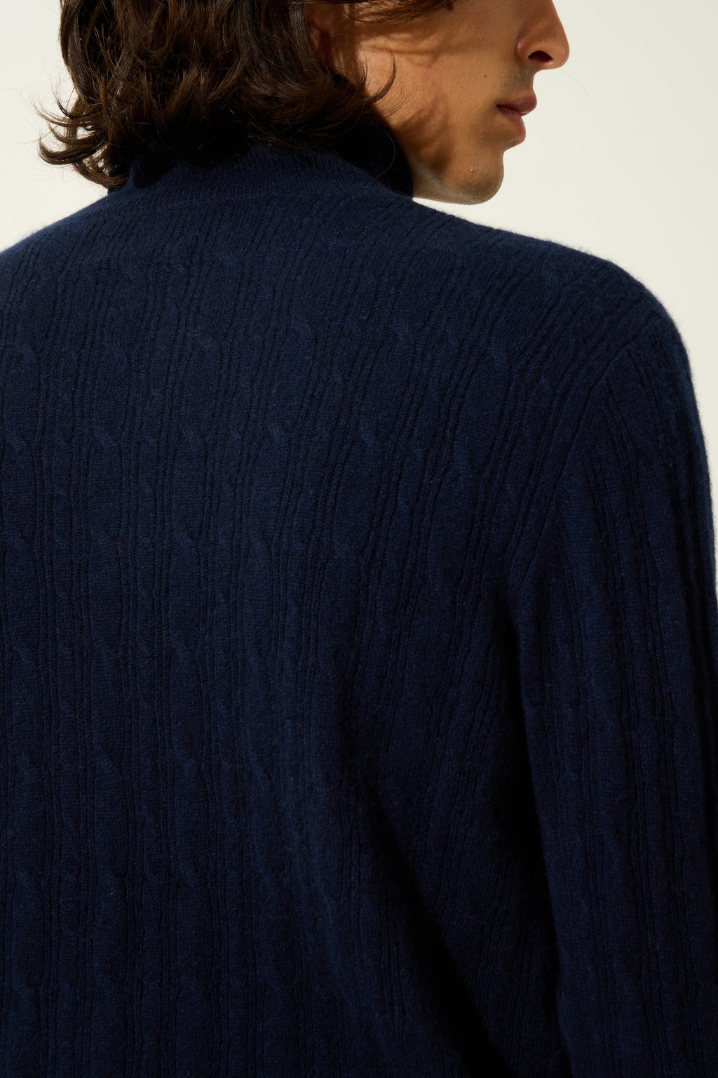 Roll-Neck Jumper - Kona - Navy