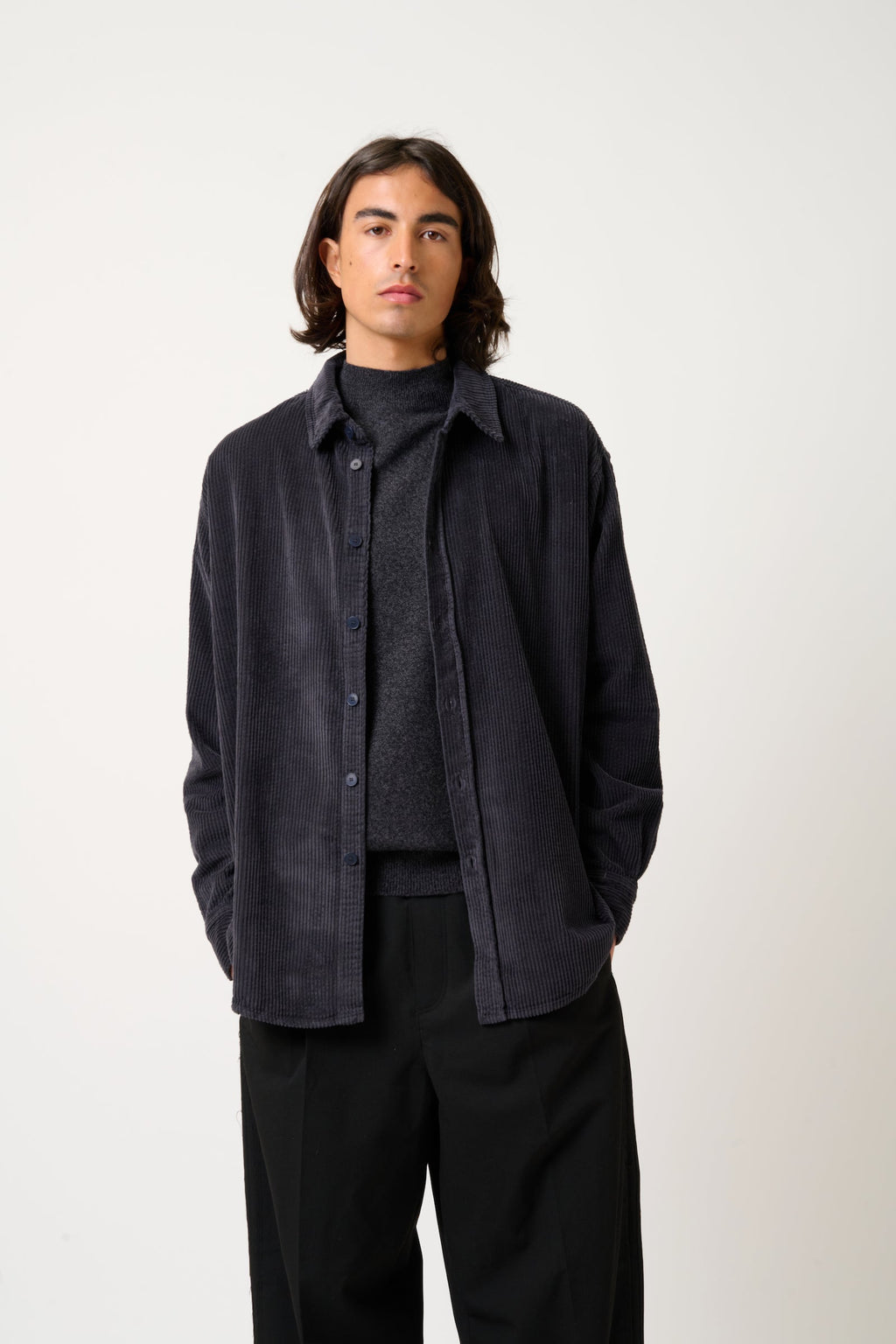 Jersey de cuello redondo - Kundum - Negro