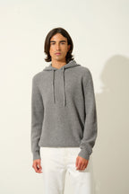 4-Ply Hooded Jumper - Mida - Marl Flannel