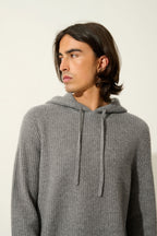 4-Ply Hooded Jumper - Mida - Marl Flannel