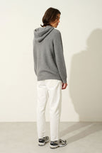 4-Ply Hooded Jumper - Mida - Marl Flannel