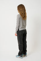 Cassy Roll-Neck Jumper - Marl Cloud - 100% 2-Ply Cashmere - Women