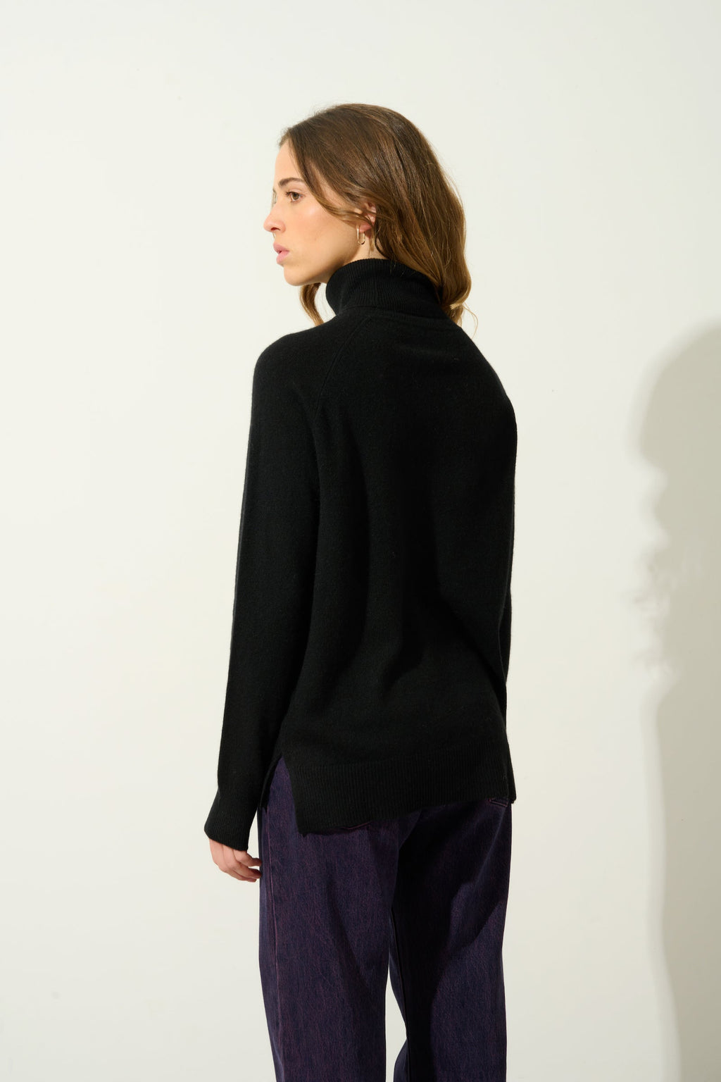 Pull Col Roulé - Madeline - Noir