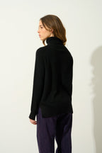 Pull Col Roulé - Madeline - Noir