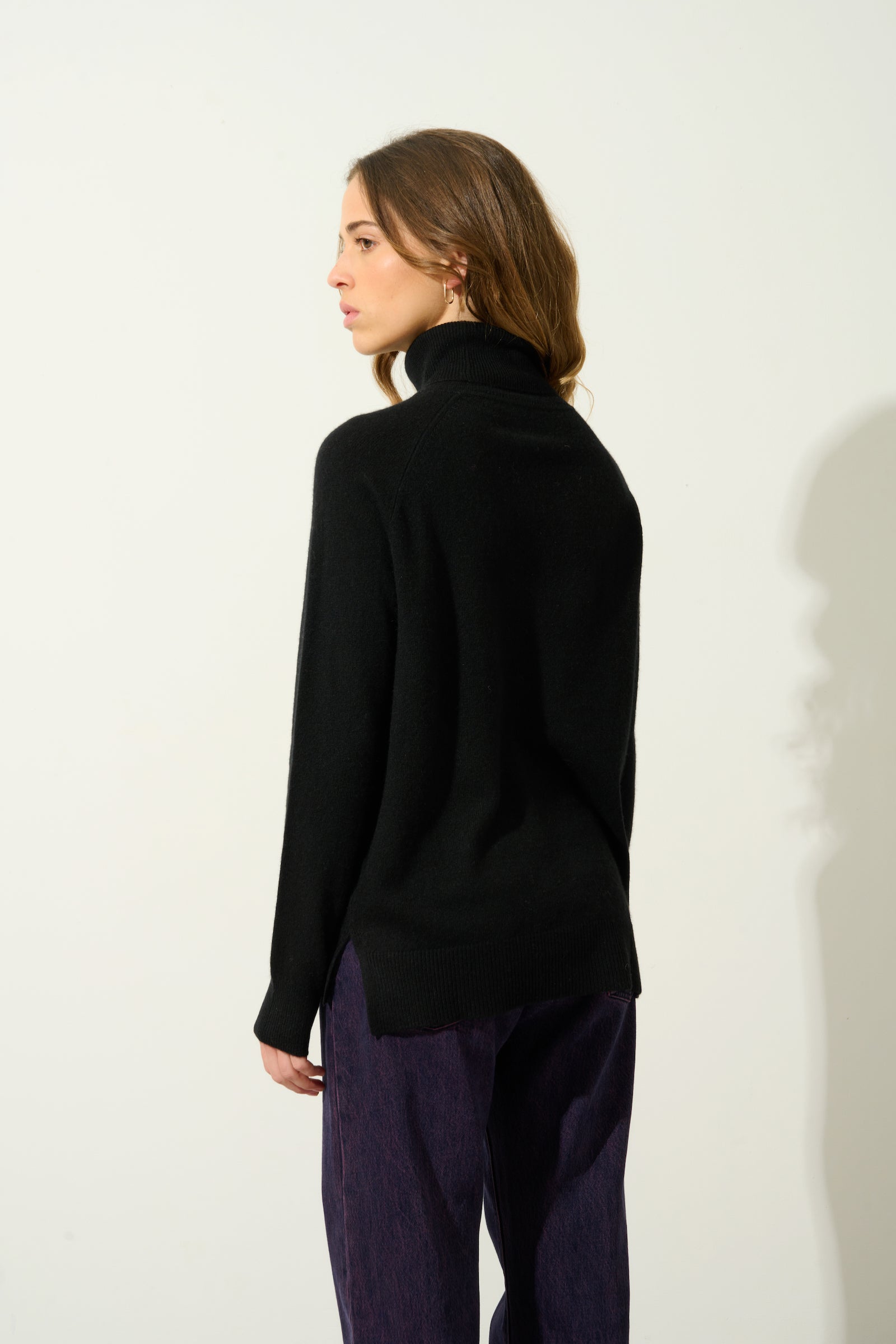 Pull Col Roulé - Madeline - Noir
