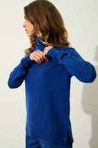 Pull Col Roulé - Madeline - Outremer