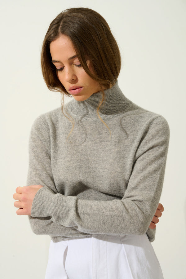 Pull Col Roulé - Eileen - Nuage Chiné