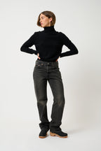 Roll-Neck Jumper - Eileen - Black