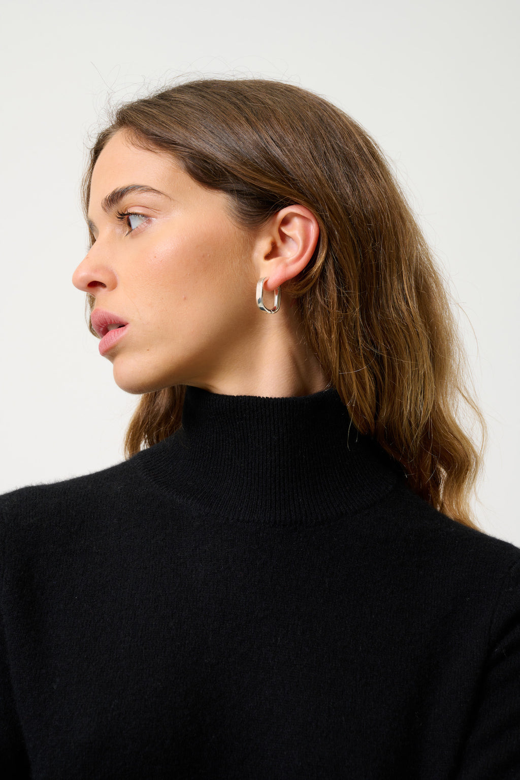 Roll-Neck Jumper - Eileen - Black