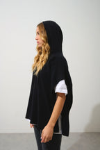 Poncho Capuche - Elsa - Negro